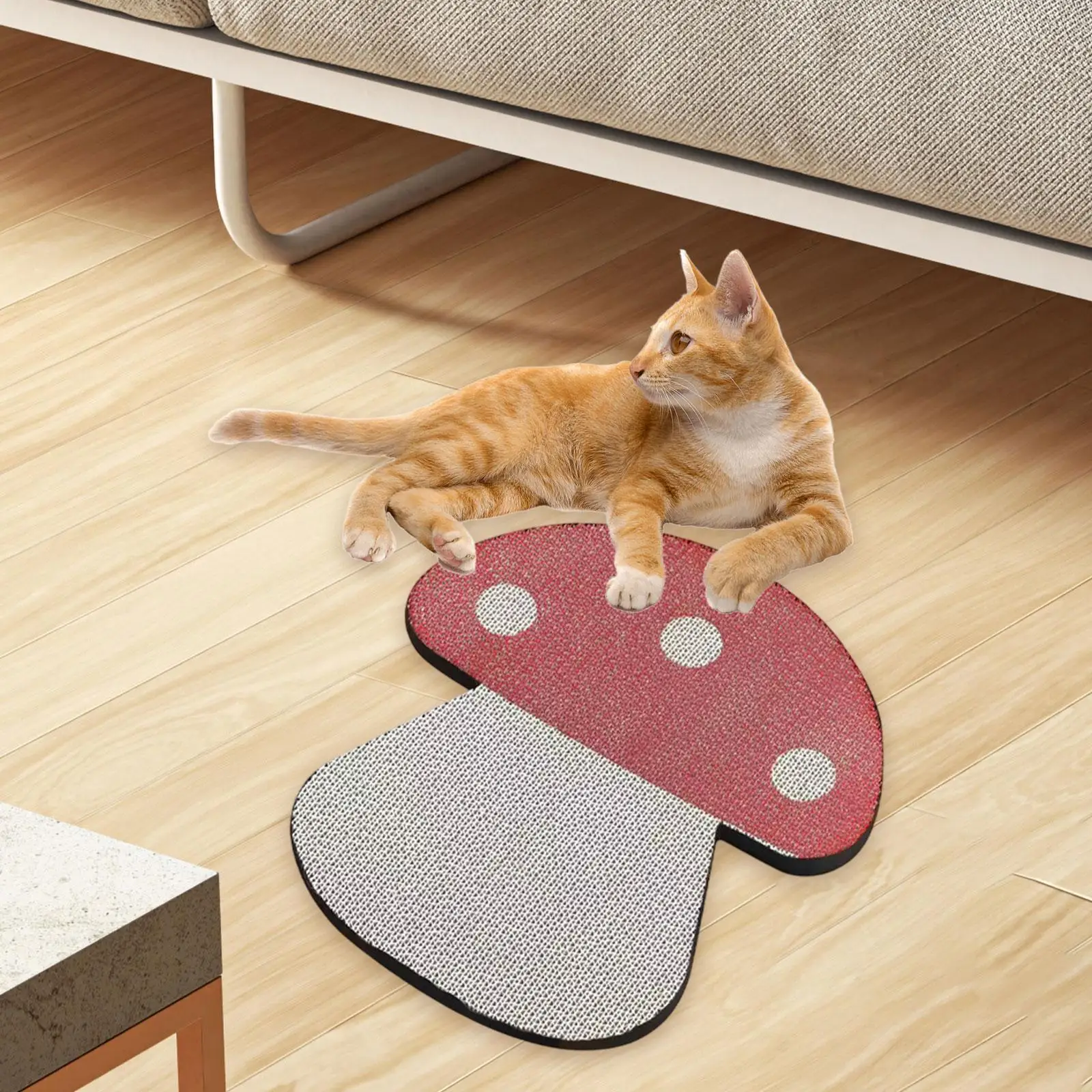 Almohadilla rascadora para gatos con forma de seta para gatos pequeños, medianos y grandes, gatitos - imagen 3