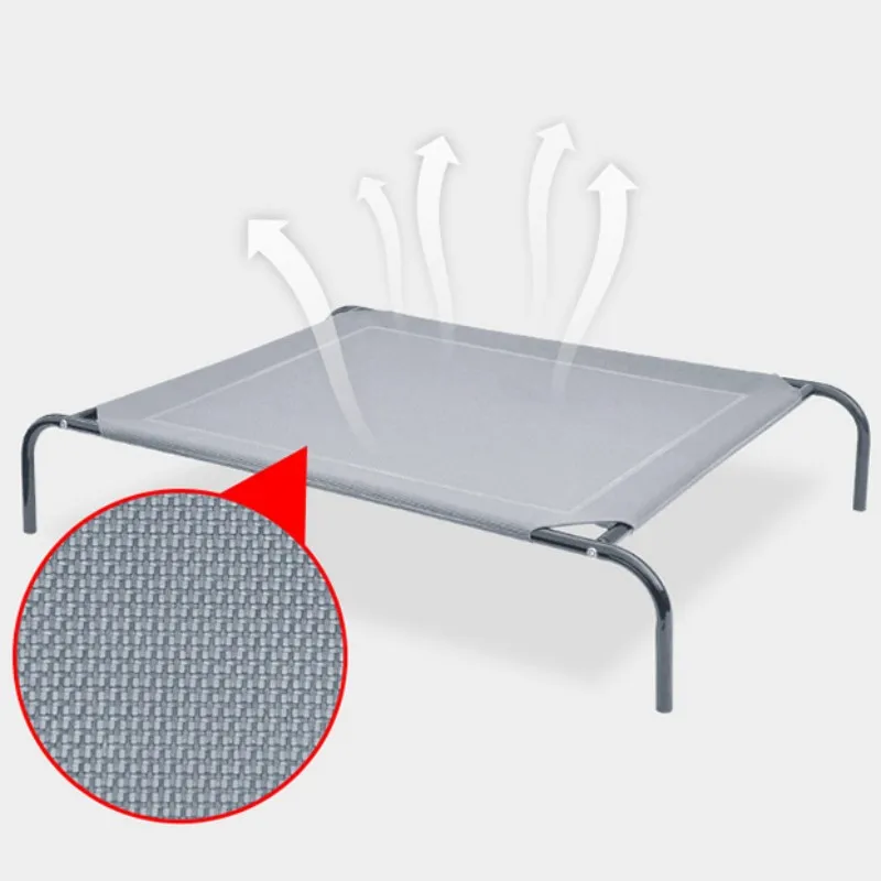 Cama desmontable a prueba de humedad para perros grandes, perrera para dormir, transpirable, con marco de hierro, para acampada de mascotas - imagen 4