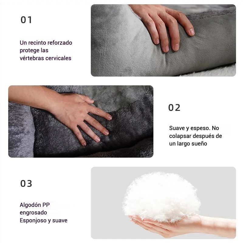 Cama térmica acolchada para gatos y perros – Suave y cálida - imagen 4