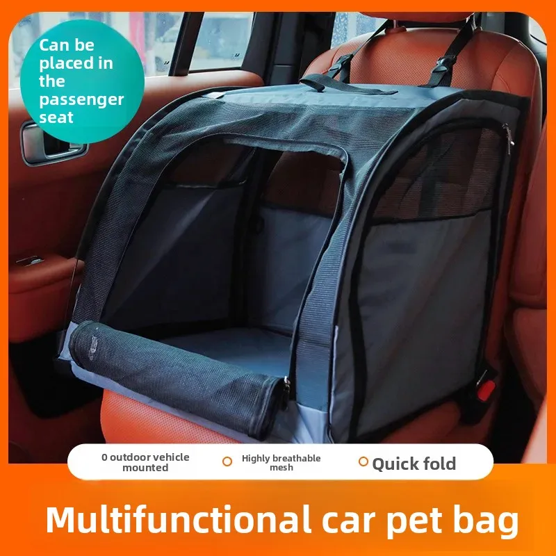 Bolsa de transporte plegable para gatos y perros – Uso coche