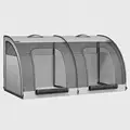 Grey double cage