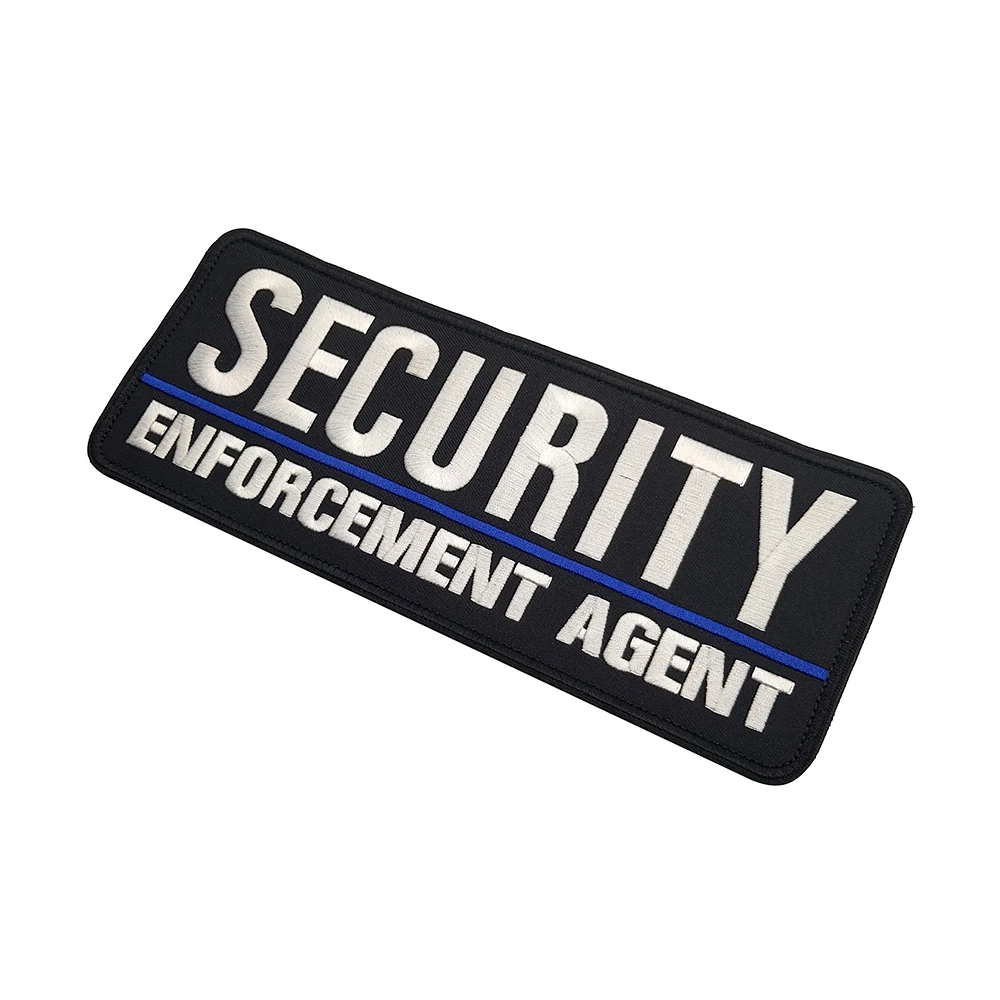Parche bordado de agente de aplicación de seguridad, embellecedor, parches bordados tácticos militares con gancho y bucle - imagen 3