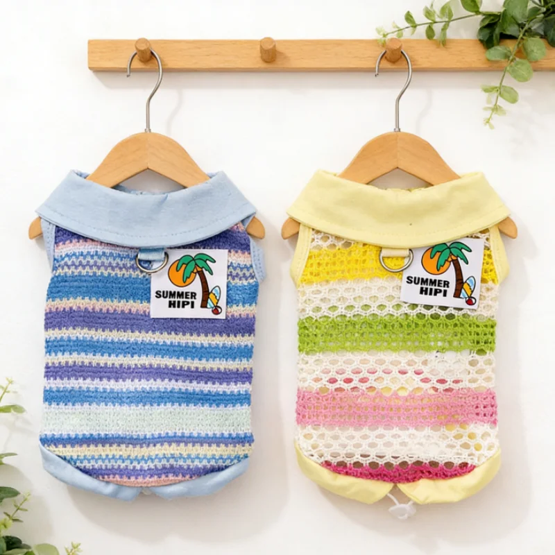 Camiseta verano perro y gato – ropa playera transpirable para mascotas - imagen 5