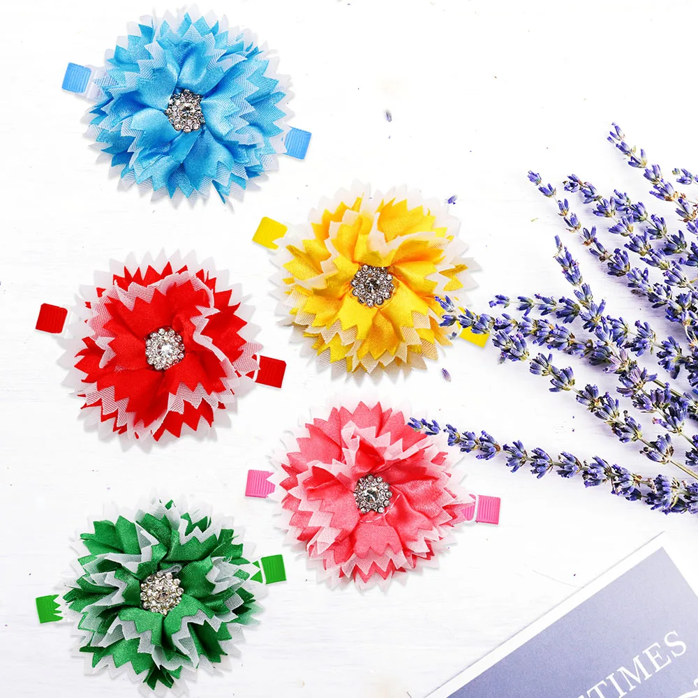 50 Uds. Pajaritas de diamante para perros, pajaritas para perros a la moda, Collar, accesorios de aseo para mascotas para perros pequeños y gatos - imagen 4