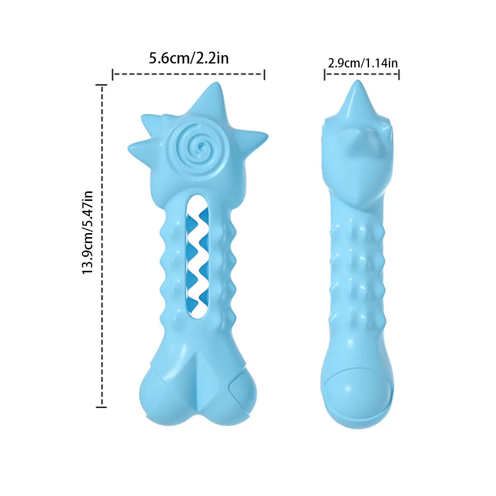 ของเล่นเคี้ยวรูปดาวสำหรับสุนัข - ของเล่นทนทานต่อการกัด ของเล่นเสริมพัฒนาการสำหรับลูกสุนัขและสุนัขโต ของเล่นทำความสะอาดฟันแบบเล่นเองได้ - imagen 5