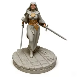 Estatua miniatura soldado espada kit para pintar y coleccionar