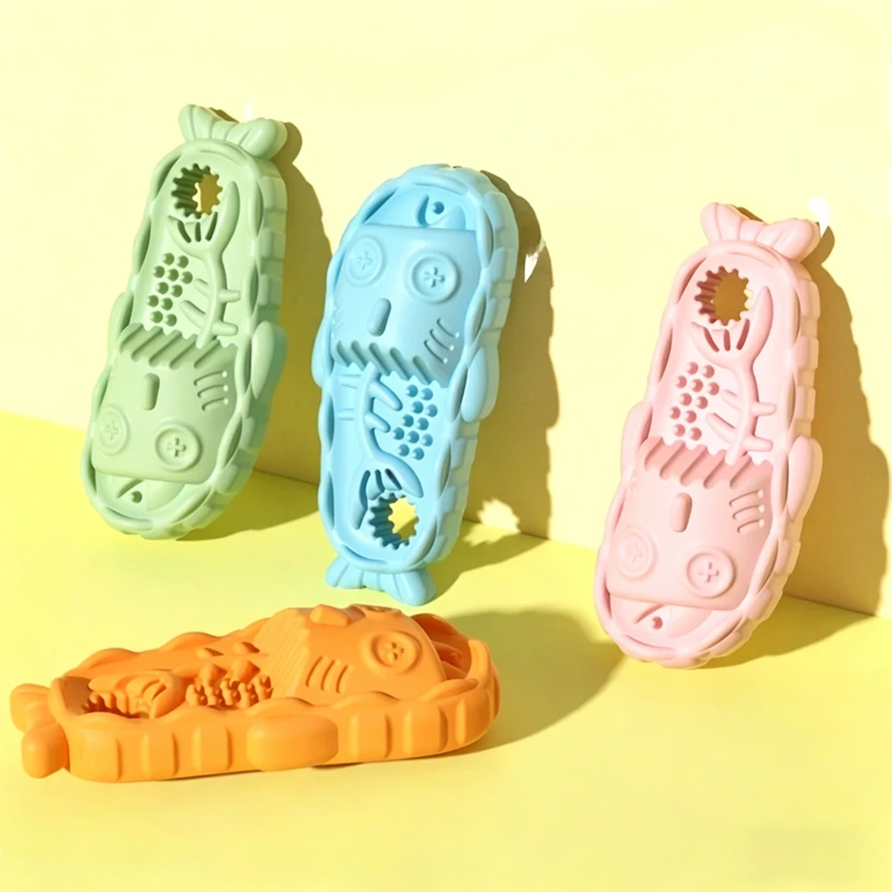 Juguete masticable para perros pez cuerda algodón limpiadientes - imagen 2
