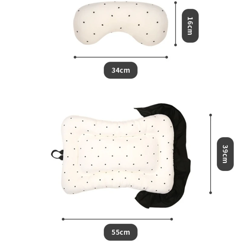 Juego de cojines para carrito de mascotas de lunares, cojín para asiento de carrito para perros, toalla antisuciedad para Saliva, caja Universal para cochecito de mascotas para gatos y perros - imagen 5