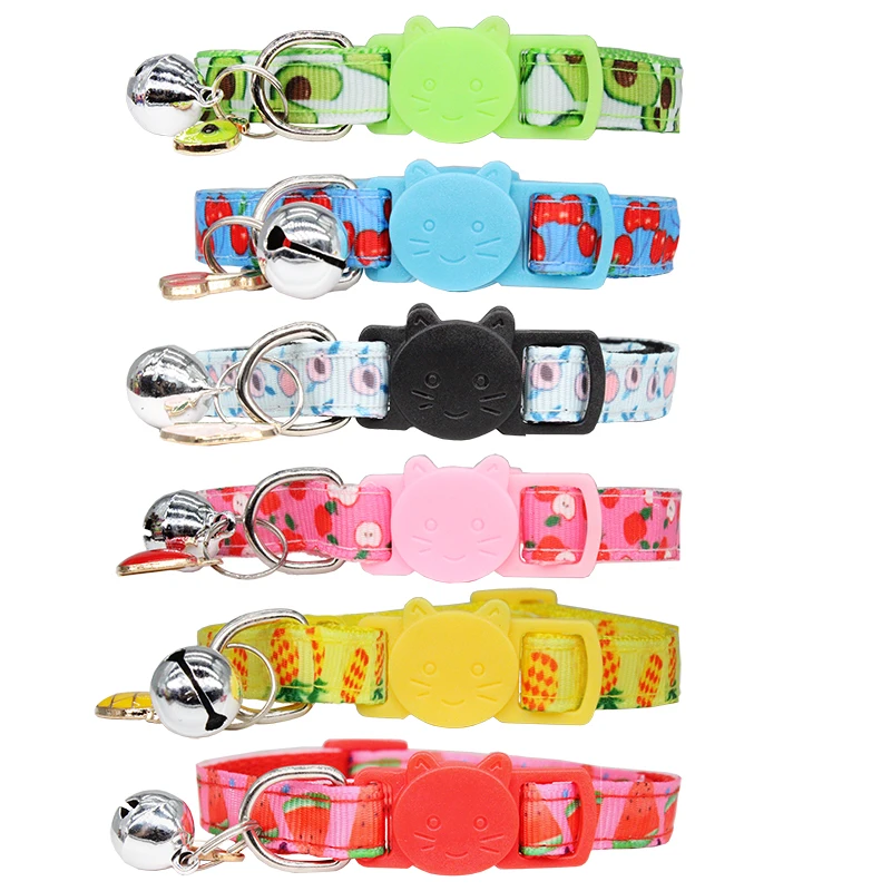 Collar con forma de fruta para gato, con nombre personalizado, grabado personalizado, ajustable, de seguridad, para mascotas - imagen 4