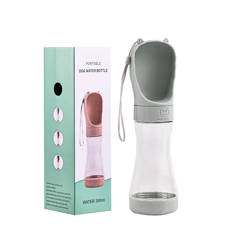 Botella de agua portátil para perros pequeños y grandes, cuencos para caminar a prueba de fugas para exteriores, suministros para Bulldog Francés - imagen 5