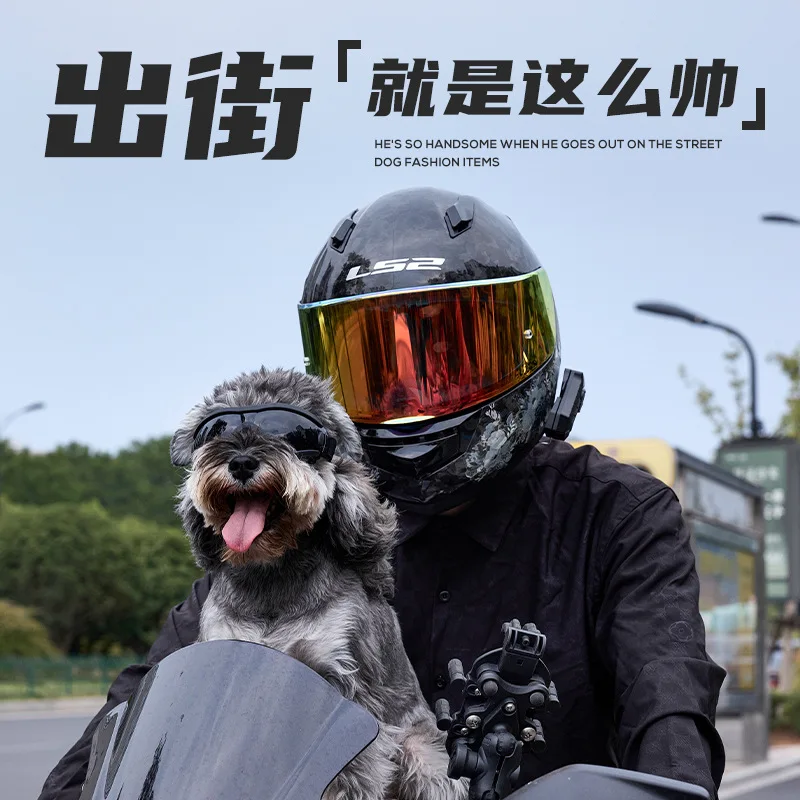 Gafas para mascotas, gafas para perros, protección UV a prueba de viento, suministros para sombreros para mascotas, gafas de sol para perros pequeños y medianos - imagen 4