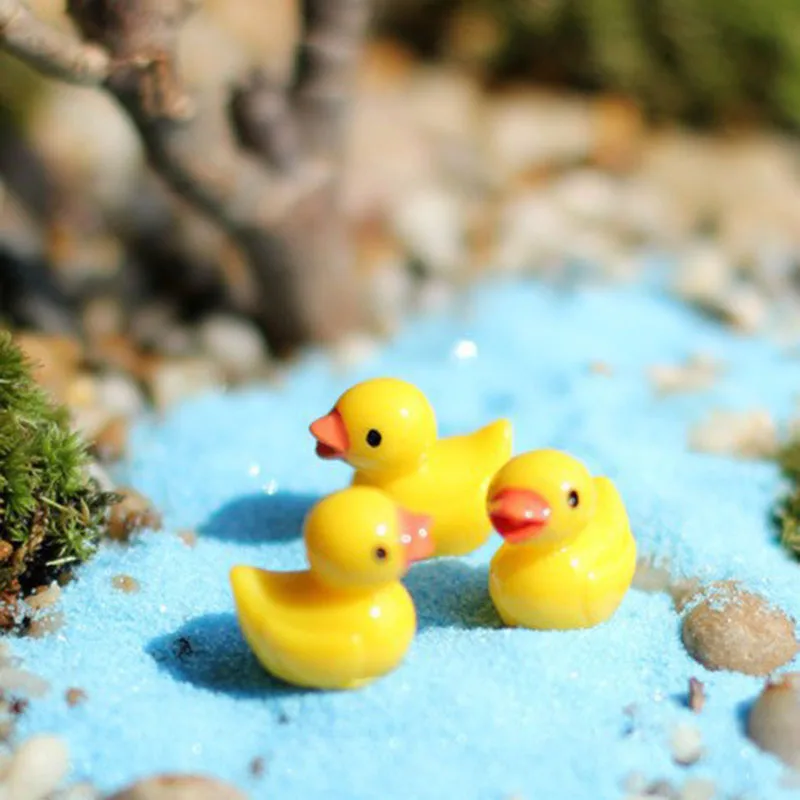 Adorno flotante para acuario patito amarillo - Decoracion para pecera