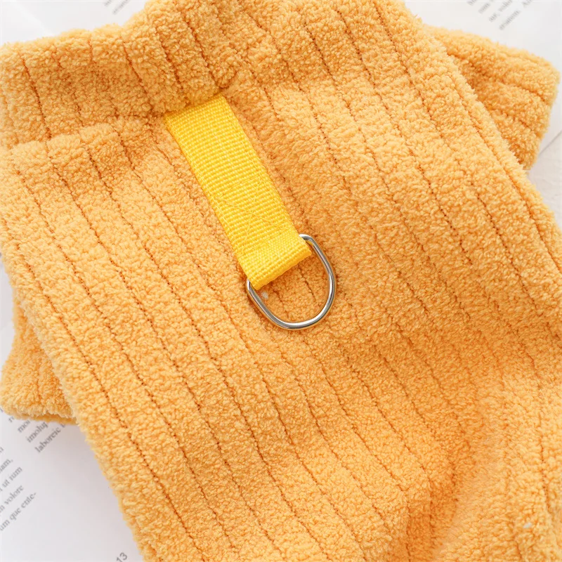 Mono de cuatro patas para perro, ropa de invierno gruesa y cálida para mascotas, pijamas de franela, traje de cuatro patas, ropa de diseñador para gato de peluche - imagen 4