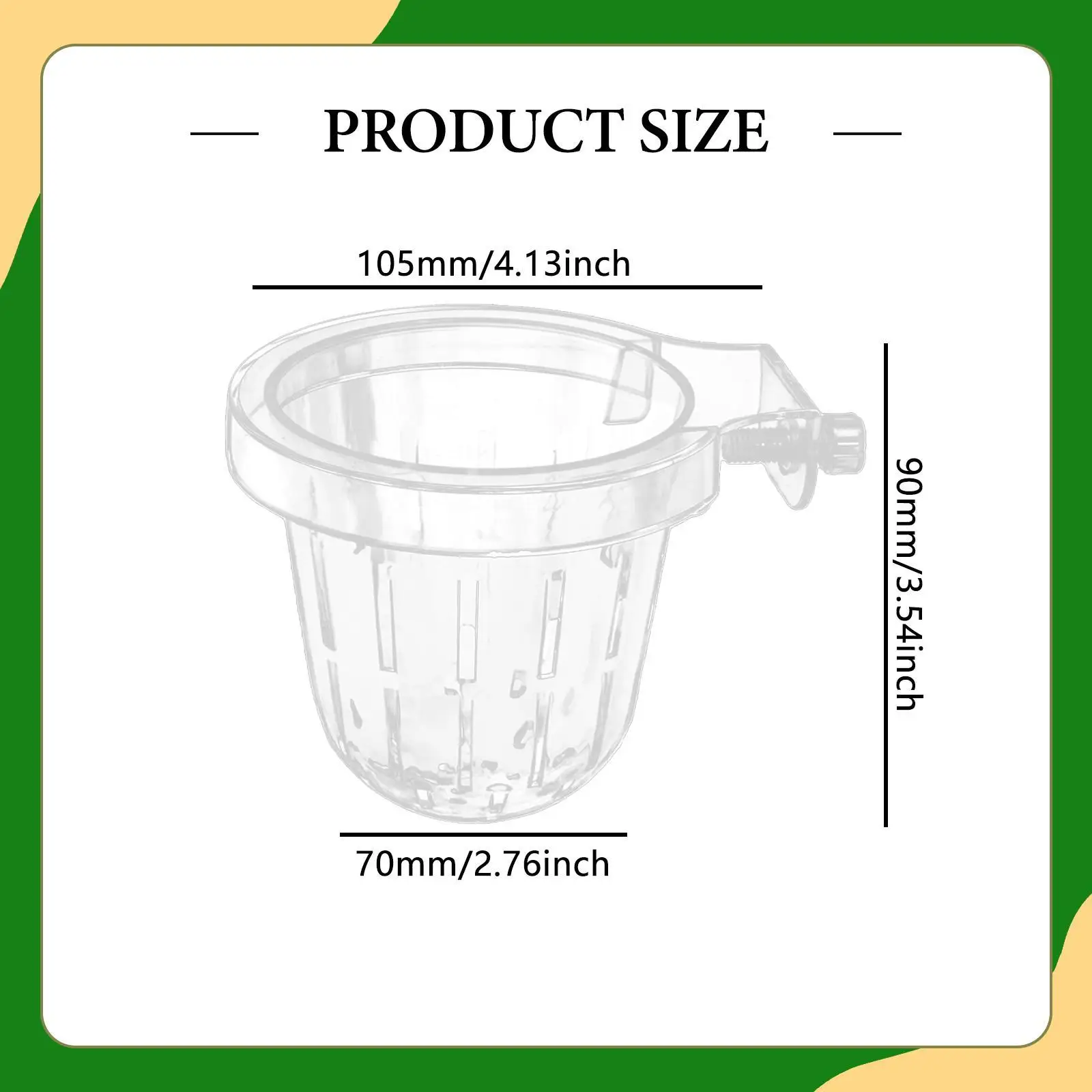 Aquarium Plant Holder Efficient Space Saving Plant Growth Fish Tanks Basket Aquarium Plant Holder Efficient Space Saving Plant Growth Fish Tanks Basket