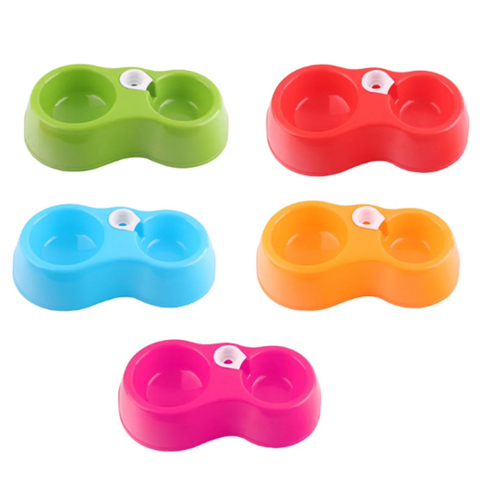 Alimentador de agua para dos mascotas, tazón de agua para gatos, tazón de comida, fuente para beber para perros, tazón doble para mascotas, botella de agua enchufable de doble propósito - imagen 3