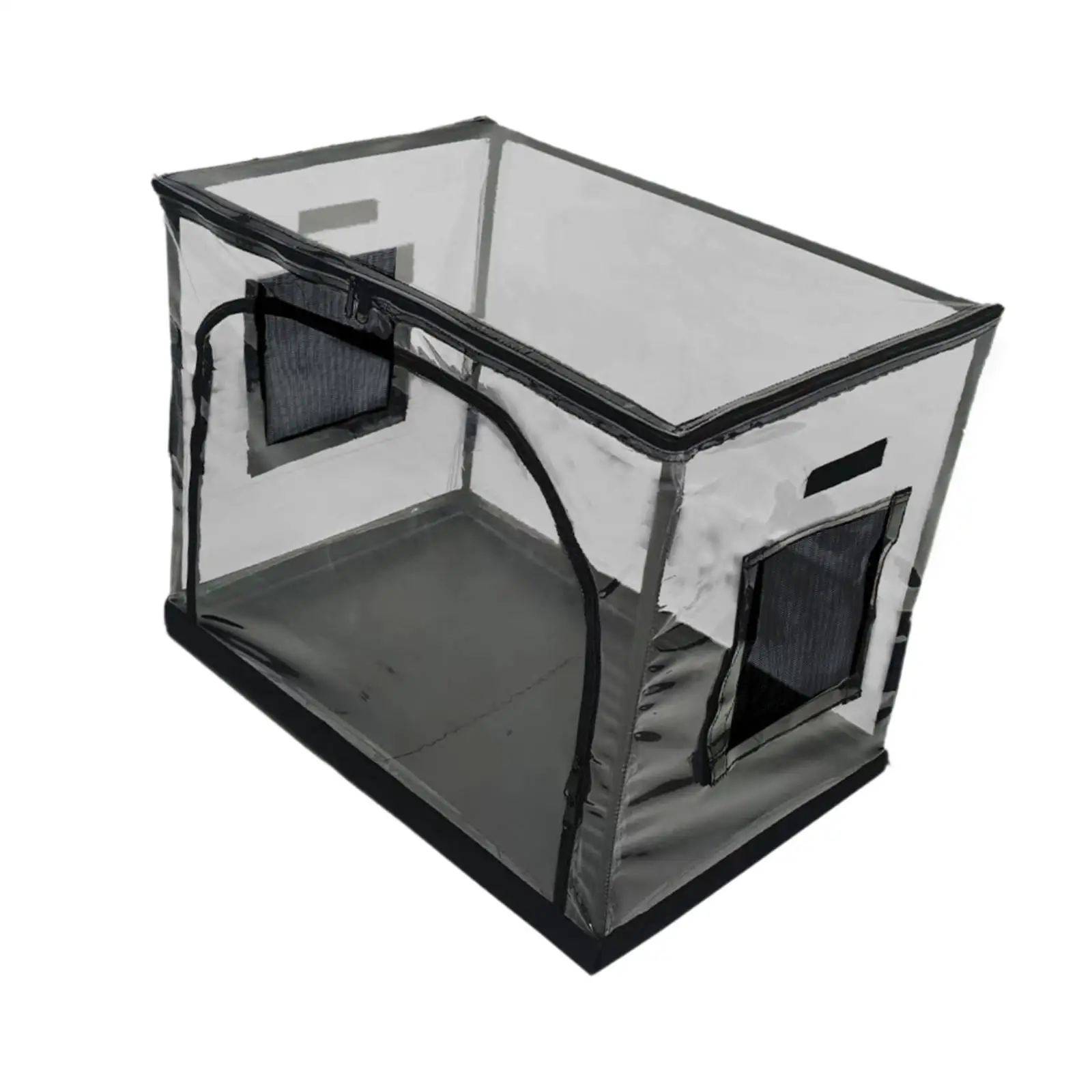 Reptile Feeding Box Easy to Observe Habitat Cage for Garden Farm Hermit Crab