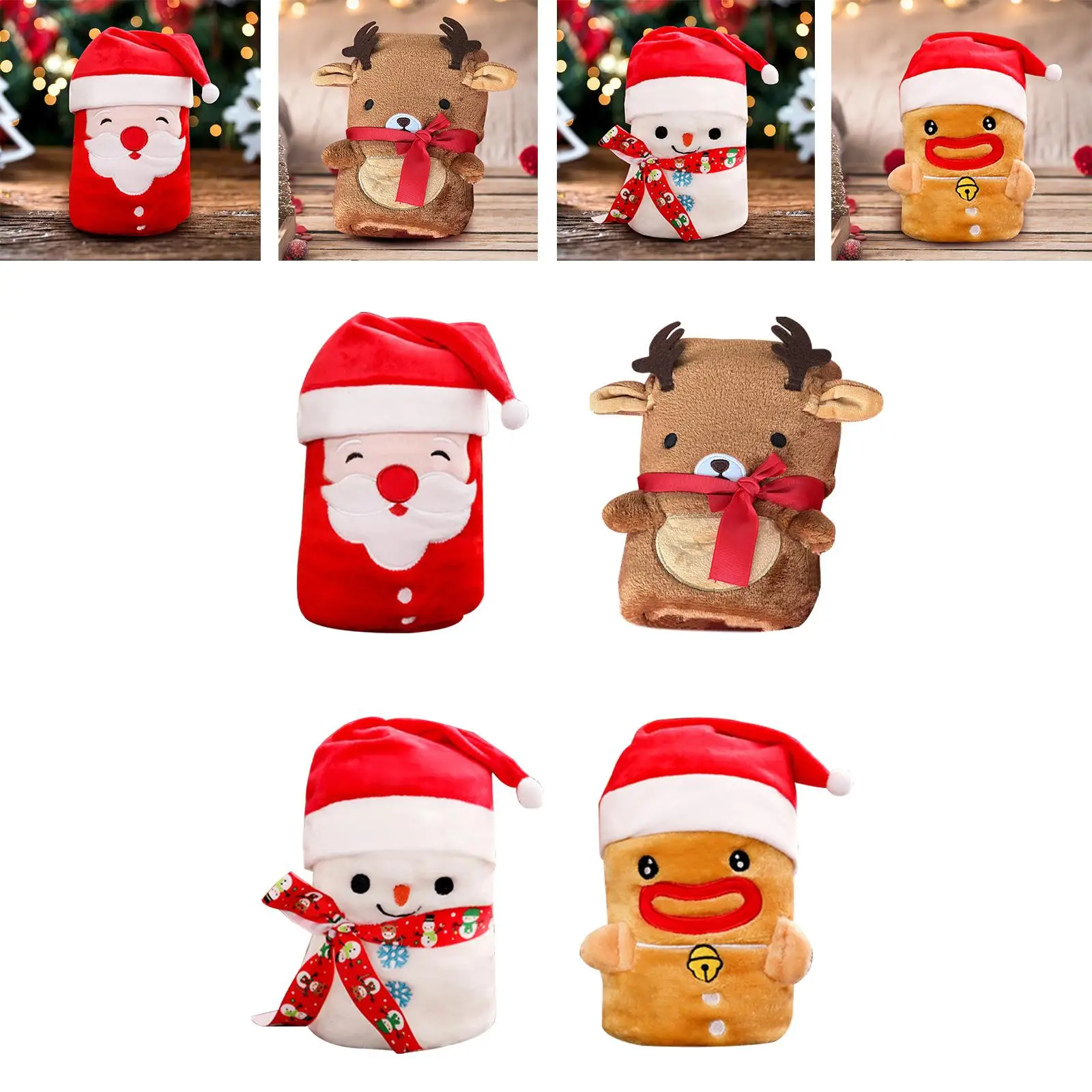 Christmas Blanket Gifts Men Women Decor Soft Christmas Decorative Throw Air Conditioning Blanket for Beach Sofa Bed Outdoor Home Christmas Blanket Gifts Men Women Decor Soft Christmas Decorative Throw Air Conditioning Blanket for Beach Sofa Bed Outdoor Home