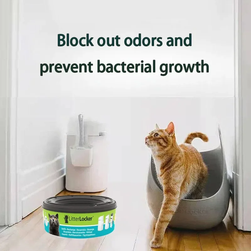 Bolsas de basura gruesas especiales para gatos, forros, casillero de basura Universal de generación 2/3/4, bloques de arena para gatos, bolsas de basura para bacterias - imagen 4