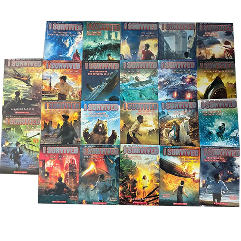 22 volúmenes/juego de libros de lectura en inglés sobreviví, historia de desastre, novela de supervivencia, guía de Escape, libros de capítulos de ciencia para niños - imagen 5