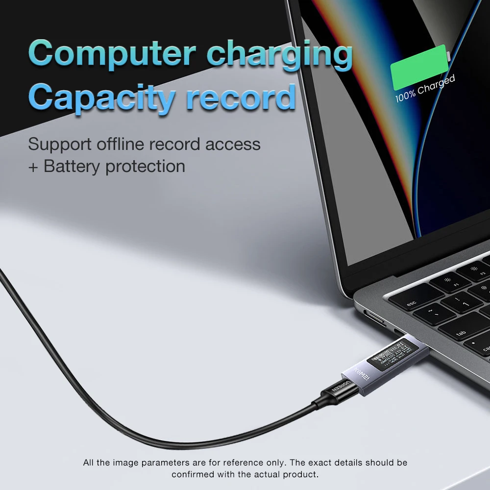 DC 4-30V 0-12A tipo C probador KWS-2301C voltímetro Digital amperímetro Detector de carga de teléfono móvil pantalla LED medidor de potencia de voltaje - imagen 3
