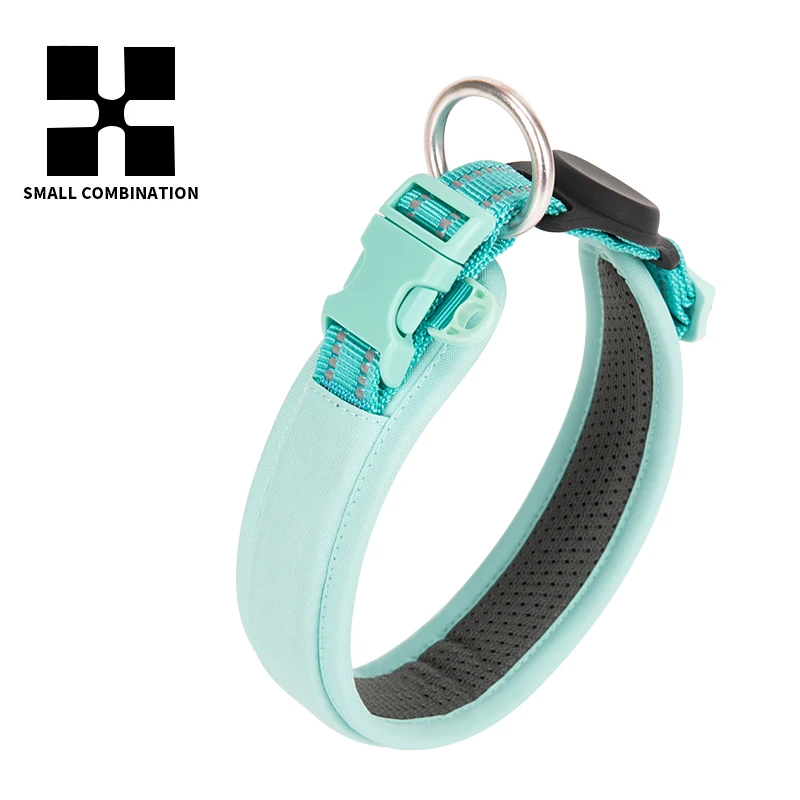 Collar de nailon ajustable para perro AirTag, reflectante, acolchado, para perro pequeño, mediano y grande, rastreador AirTag, accesorio para perro mascota - imagen 2