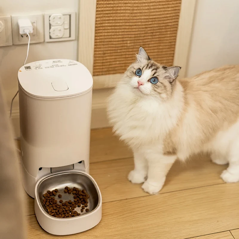 Comedero automático perros y gatos – Acero inoxidable control remoto - imagen 5