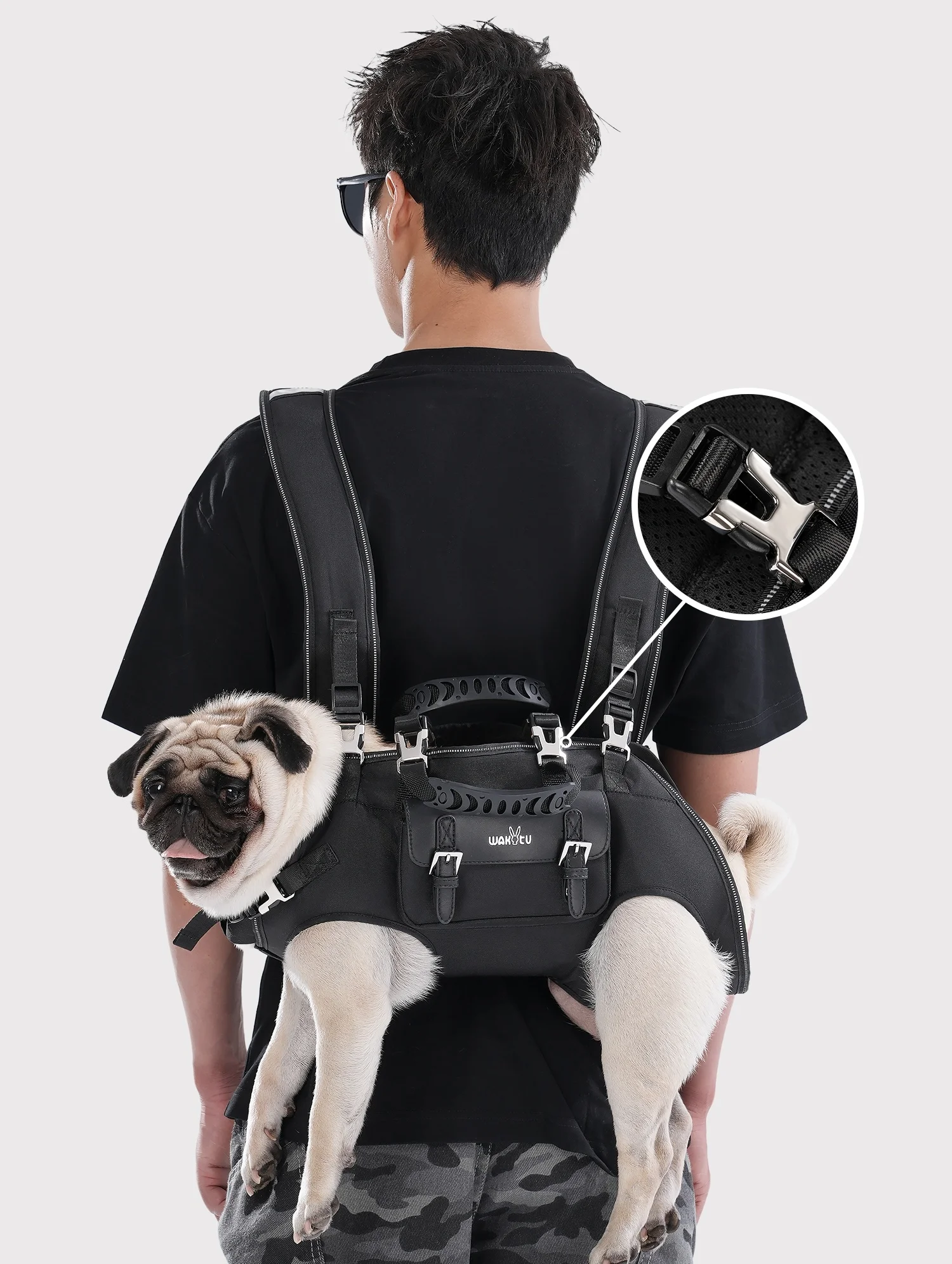 Arnés de elevación para perros, mochila para perros de cuerpo completo, arnés, mochila de emergencia para discapacitados, lesiones en las articulaciones antiguas, mochila para perros, bolsa transportadora para perros - imagen 3