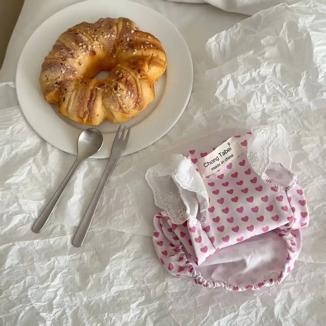 Chaleco de manga voladora de encaje para primavera y mascotas, falda de calabaza para gato, vestido de amor para mascotas, ropa para perros pequeños, ropa para cachorros