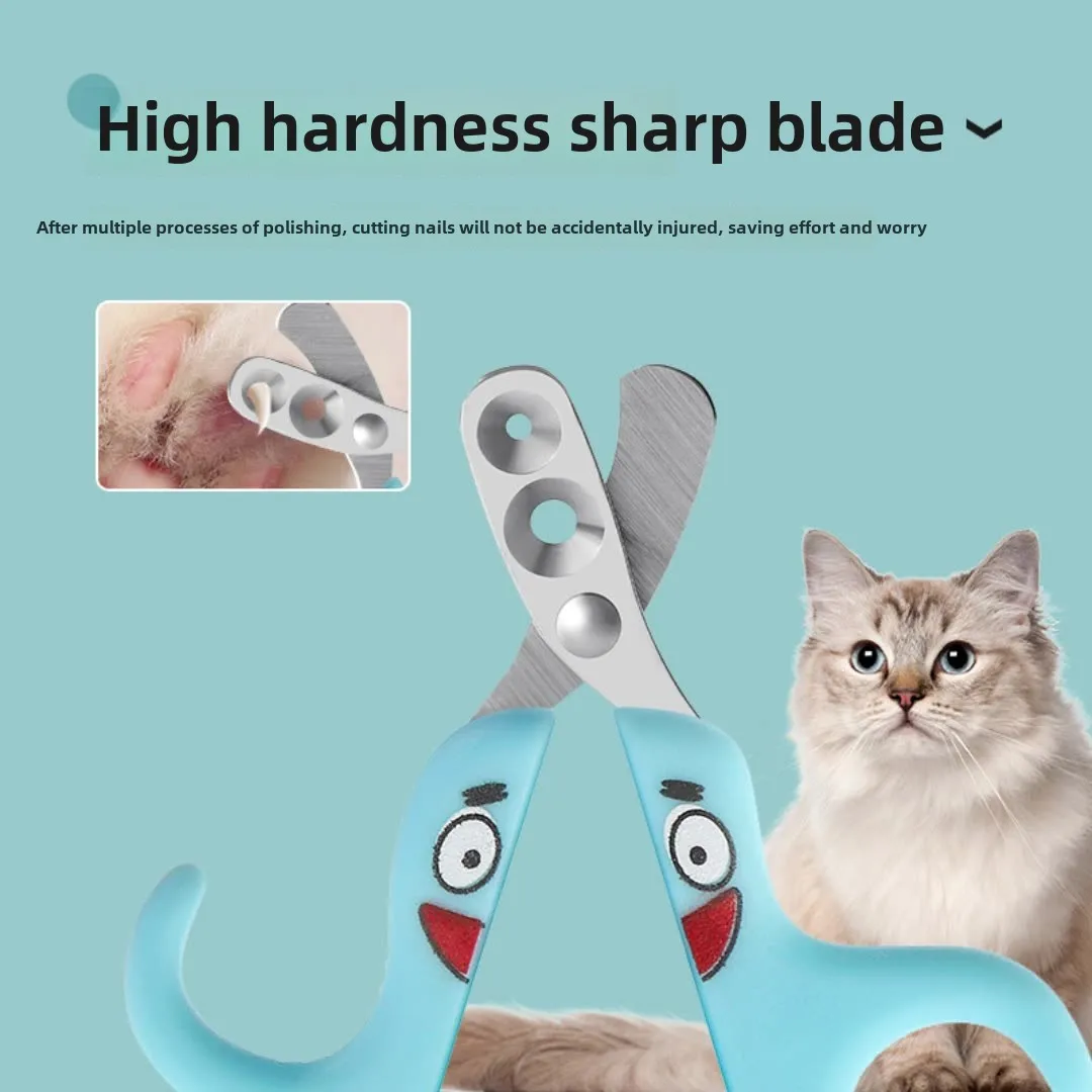 Cortauñas profesional para mascotas, tijeras de aseo para perros y gatos, accesorios, 1 ud.