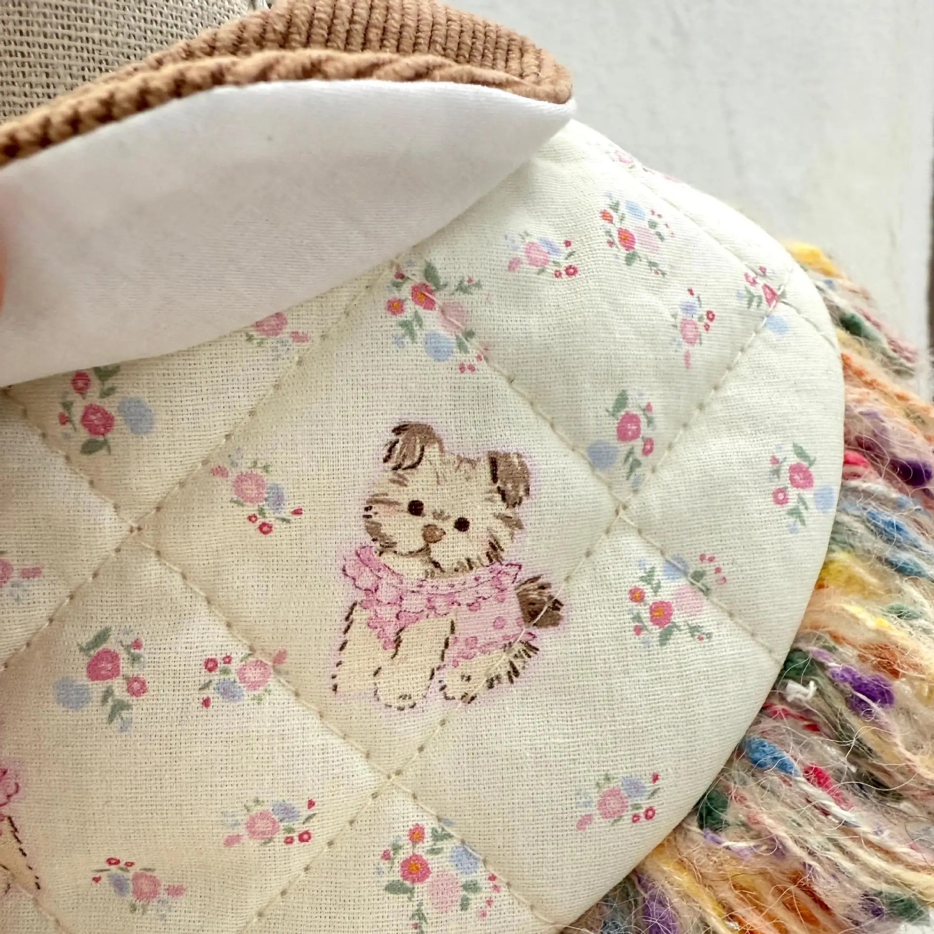 Bufanda para mascotas, chal grueso de otoño e invierno, Collar para gato, pajarita, decoración bonita para mascotas, ropa para cachorros, ropa para perros pequeños - imagen 2