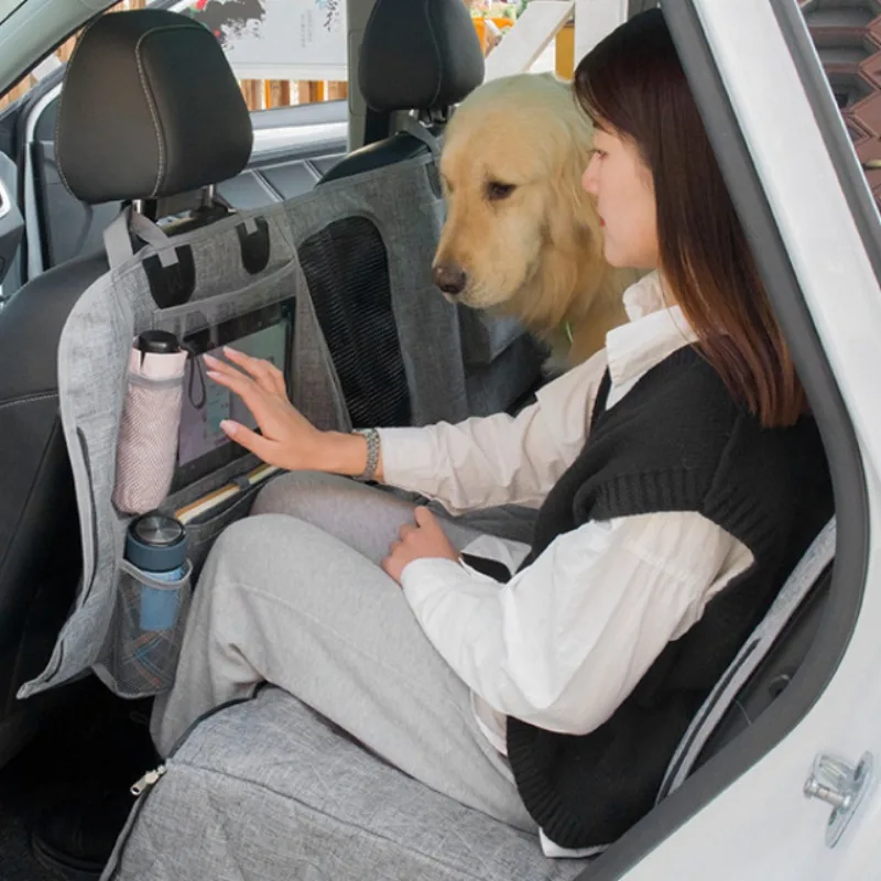 Almohadilla para perro de coche de uso General, impermeable, ventilada, a prueba de suciedad, almohadilla para asiento trasero de coche, productos para mascotas, productos para salir, accesorios - imagen 2