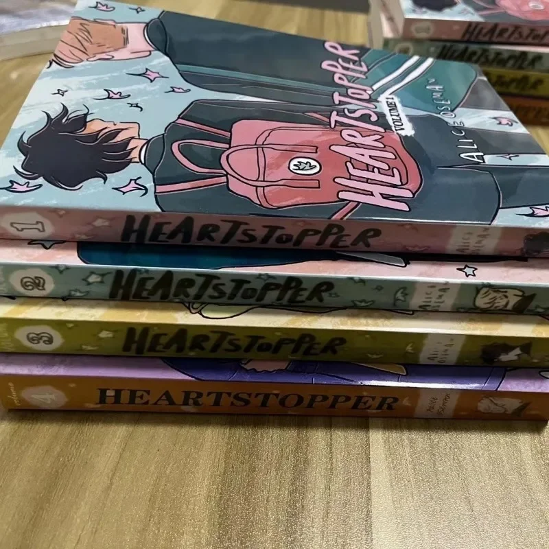 Conjunto de libros de la serie Heartstopper, set de libros de la serie Heartstopper, Alice, Oseman, volumen 1-4, Alice - imagen 3