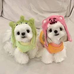 Gorro decorativo de felpa para gatos y perros – Accesorio para fotos