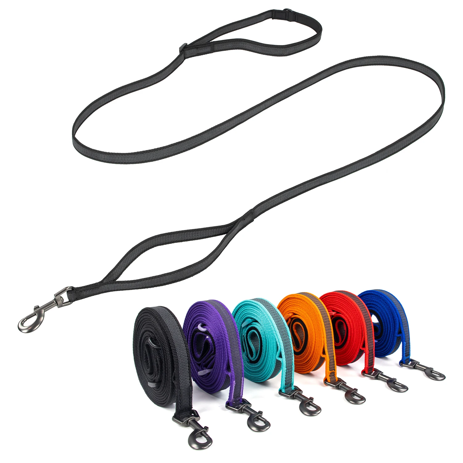 Correa para perro manos libres, cinturón cruzado para correr, cómoda correa para caminar para perros y mascotas con correa ajustable - imagen 2