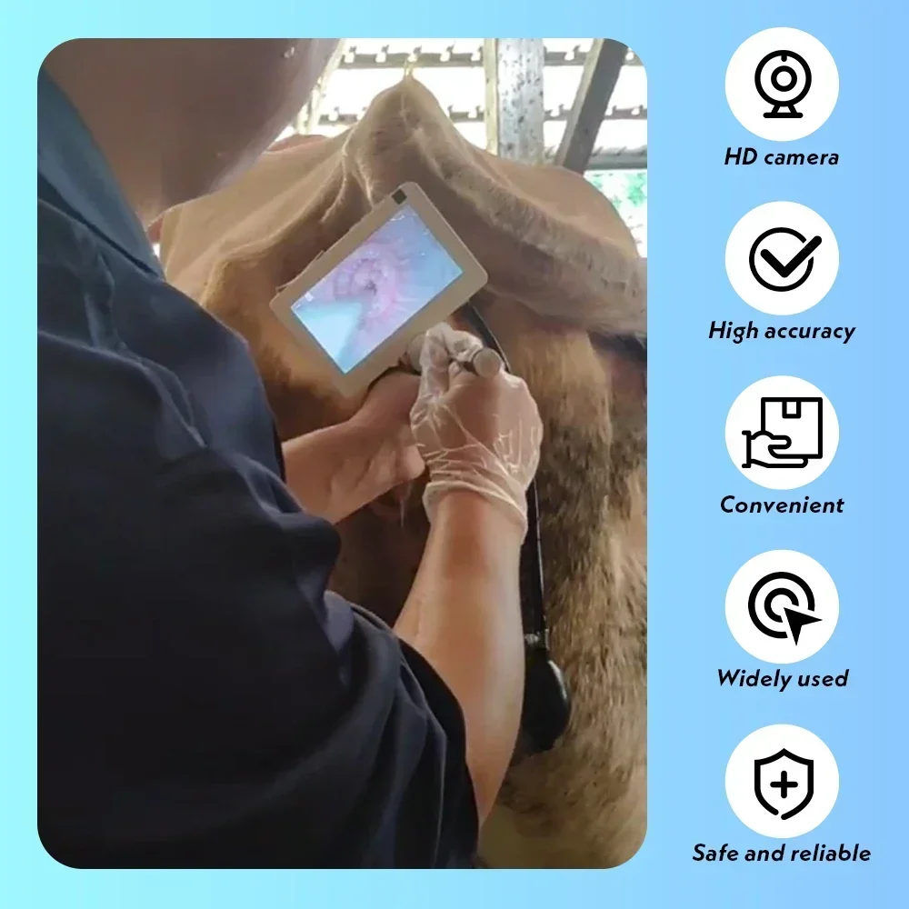 Pistola de inseminación Artificial Visual Digital veterinario para máquina de inseminación Artificial de vacas y ganado con cámara - imagen 5