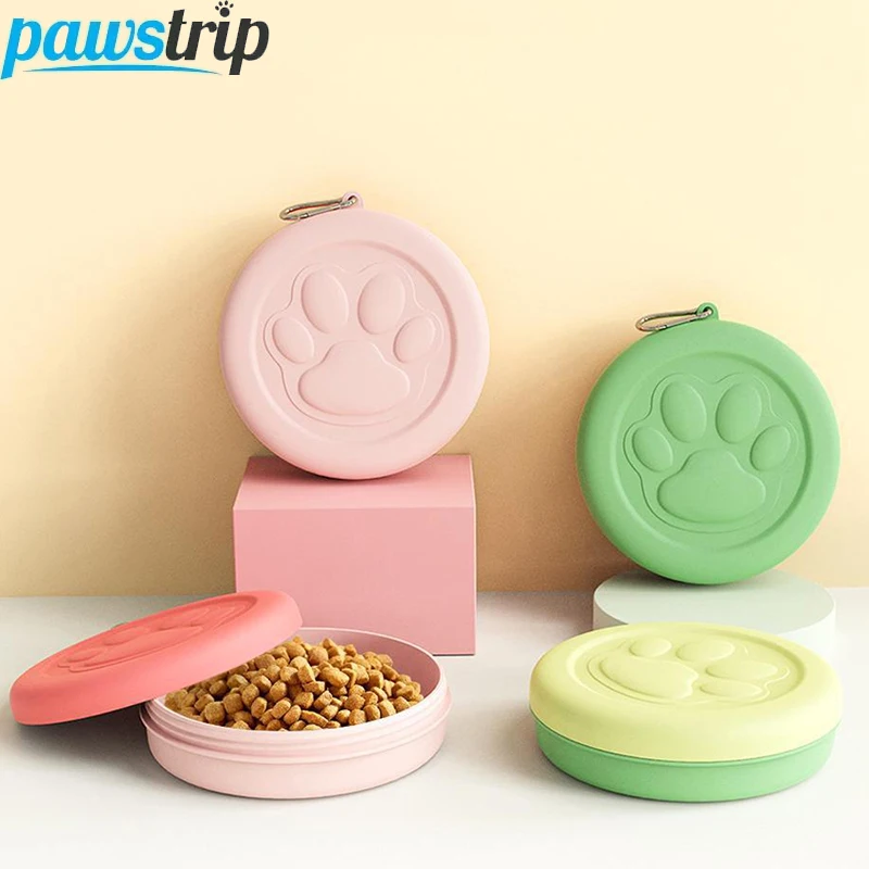 Contenedor de agua portátil para comida de perros y mascotas, cuenco para beber para perros de viaje al aire libre, cuenco duradero para alimentador de mascotas, suministro de alimentación para perros y gatos