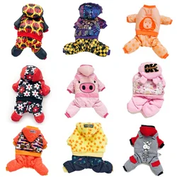 Mono primavera para perro y gato – Abrigo cálido, pijama estampado