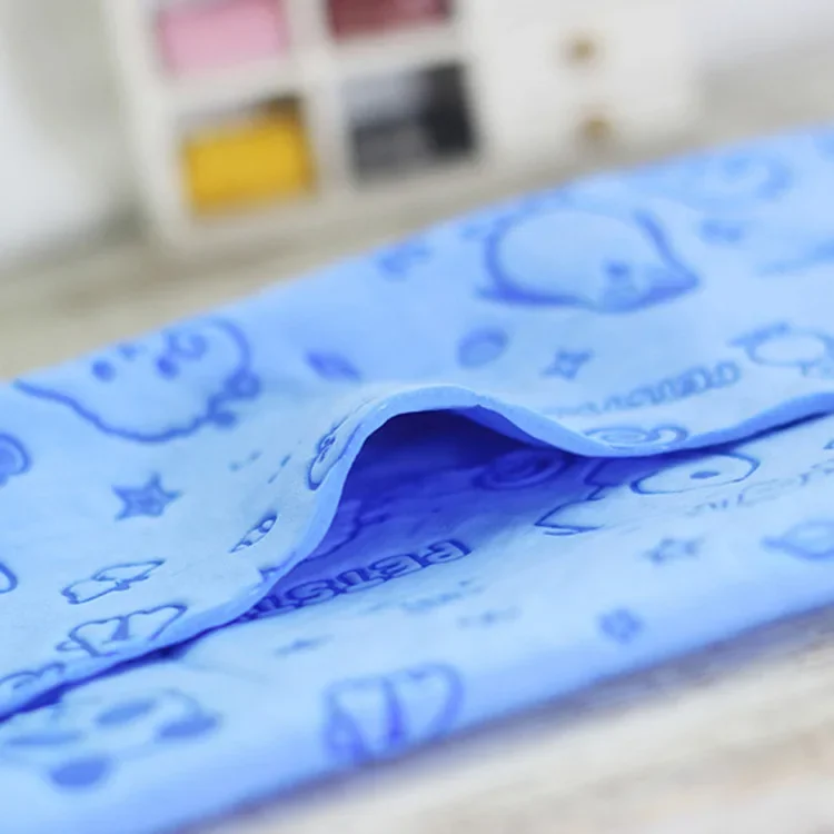 Toalla de baño absorbente para mascotas con patrón de oso de barril grande de piel de ciervo de imitación - imagen 4