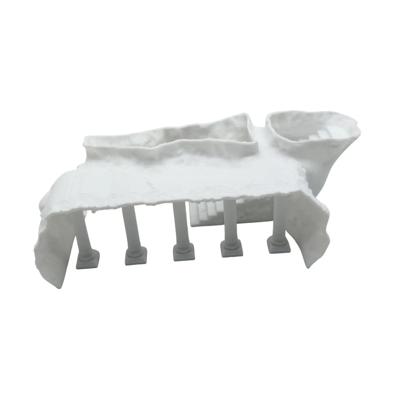 Cueva de columna romana para acuario, adorno decorativo para paisajismo, resistente, creativo, escondite para peces, decoración de acuario, escondite para peces de camarones - imagen 3