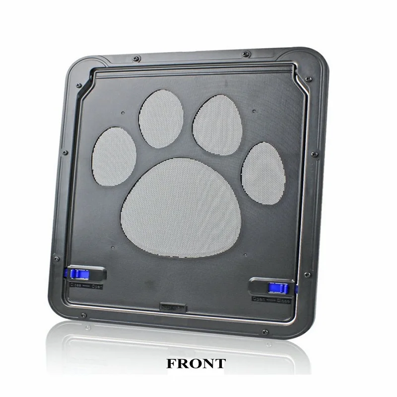 Puerta para mascotas, nueva pantalla magnética bloqueable segura para exteriores, perros, gatos, ventana, puerta, casa, ingresa libremente, bonito jardín a la moda, fácil instalación - imagen 5