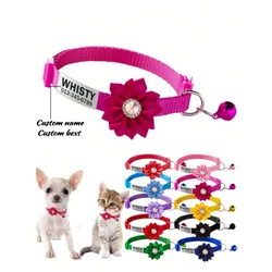 Collar seguridad antiasfixia ajustable para gatos y cachorros
