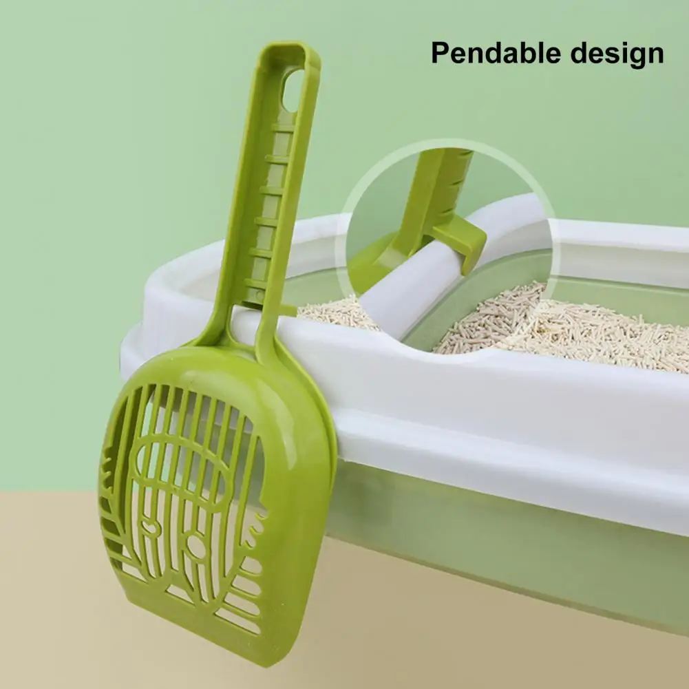 Cuchara funcional para la arena de la cara del gato, cómoda y divertida para el área de contacto, eficiente, con diseño de malla para perros - imagen 2