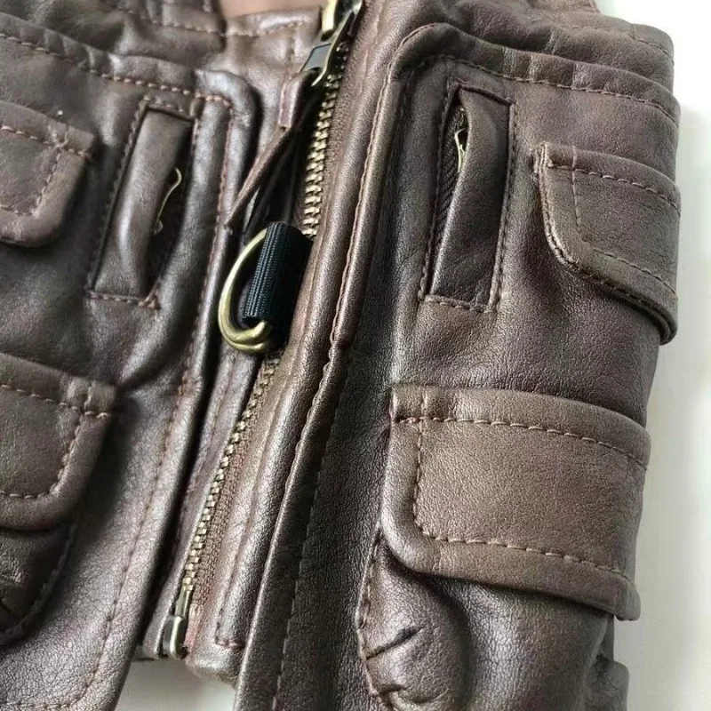 Chaquetas para perros de primavera, ropa de diseñador de lujo Schnauzer para perros de razas pequeñas, ropa de trabajo de peluche Bichon, chaleco con tirantes, chaquetas para cachorros York - imagen 4