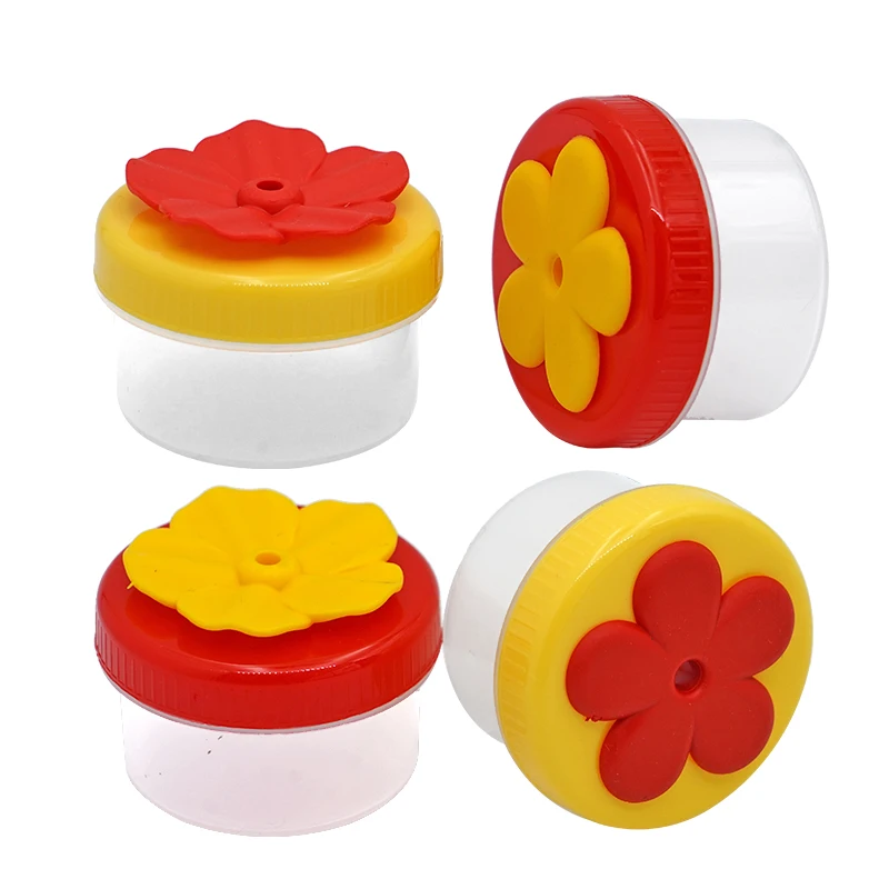 Comederos de anillos para colibríes y flores para exteriores, comederos para pájaros, jardín, patio trasero, comederos para pájaros, suministros para beber agua, 1 ud. - imagen 5