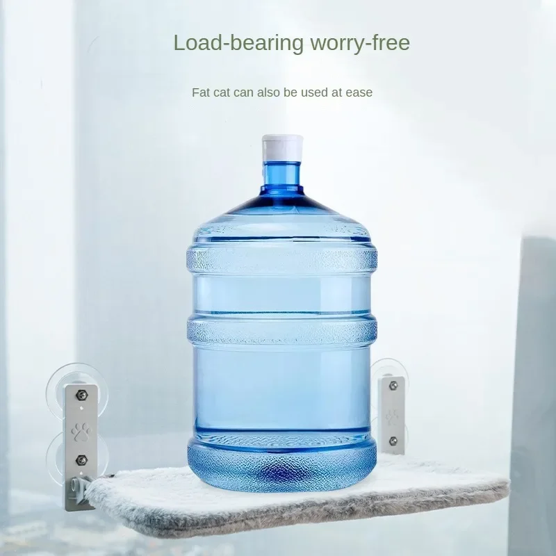 Nido para mascotas, nuevo hamaca plegable para balcón, aparato para gatos, potente ventosa, hamaca para ventana colgante para gatos, productos para mascotas gordas - imagen 5