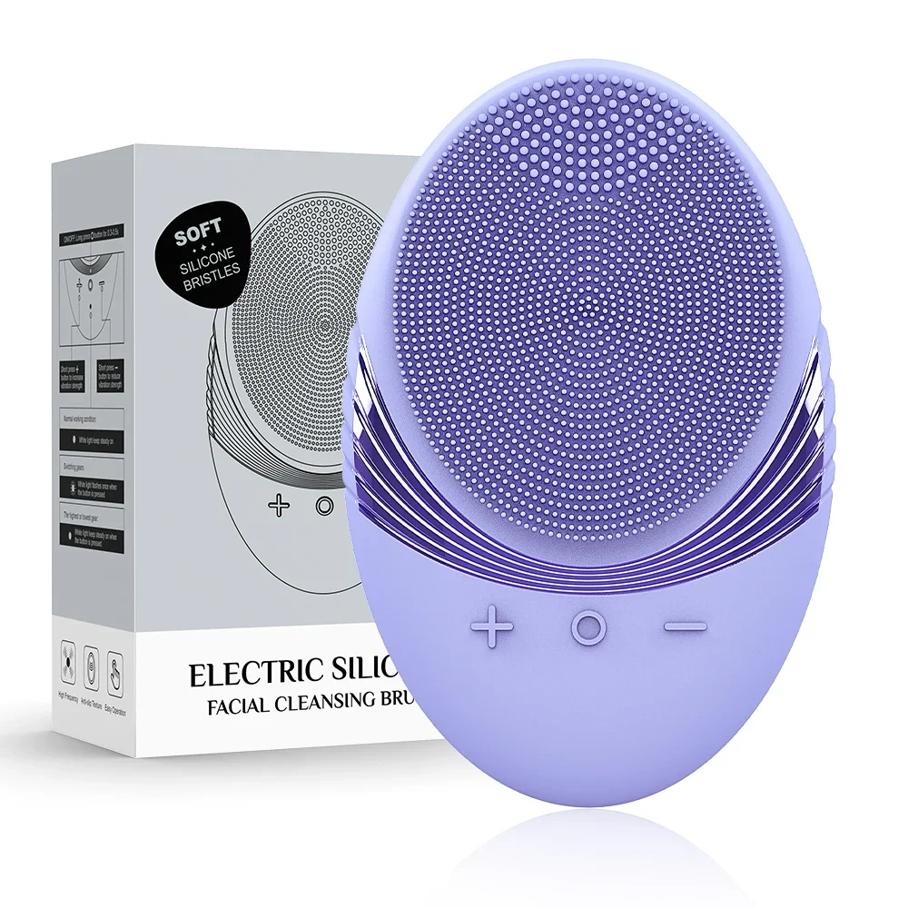 Cepillo limpieza facial eléctrico recargable para gatos y perros