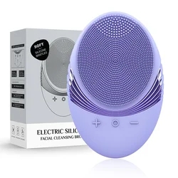 Cepillo limpieza facial eléctrico recargable para gatos y perros