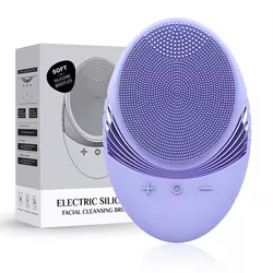 Cepillo limpieza facial eléctrico recargable para gatos y perros