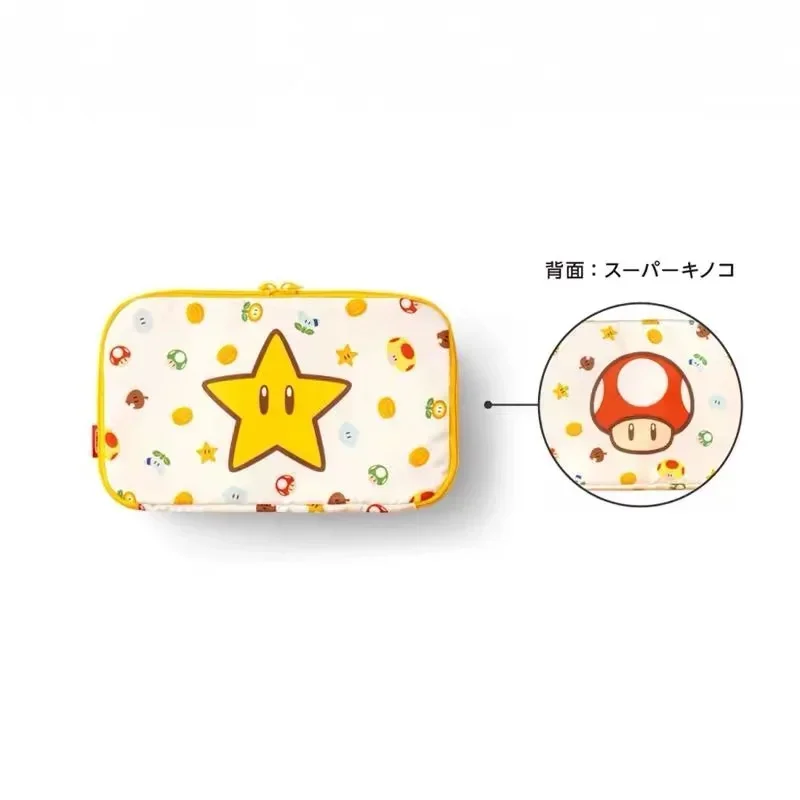 Bolsa de almacenamiento de Anime Super Marios Bros, bolsa de maquillaje de gran capacidad, bolsa de viaje de dibujos animados, bolsas de almacenamiento de Cosplay Kawaii, juguete, regalo para niños, 3 uds. - imagen 4