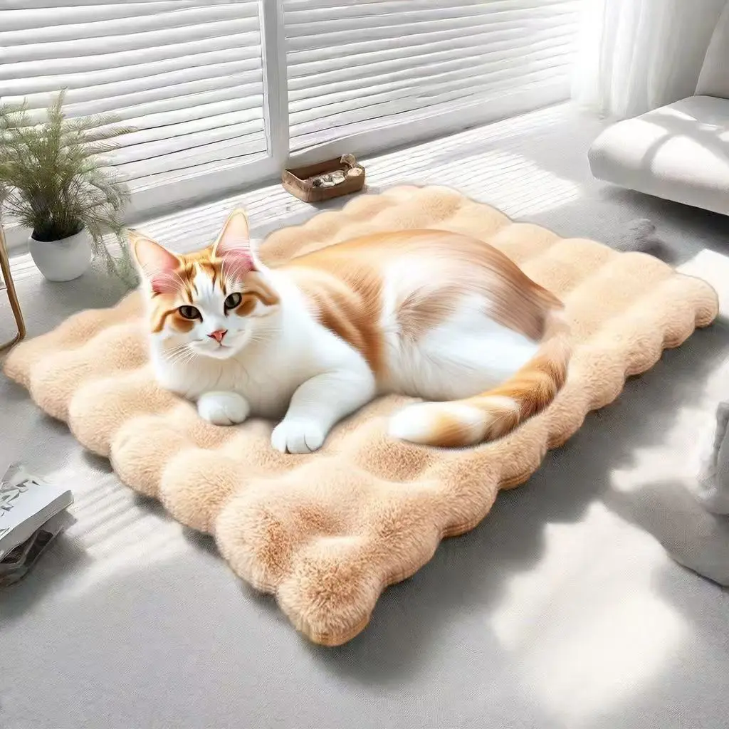 Colchoneta gruesa cálida para perros y gatos – Cama invierno - imagen 2